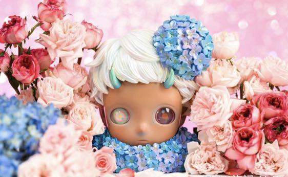 下田光HIKARI Shimoda / 限量300 “Flower Child” 親筆簽名雕塑art toy 