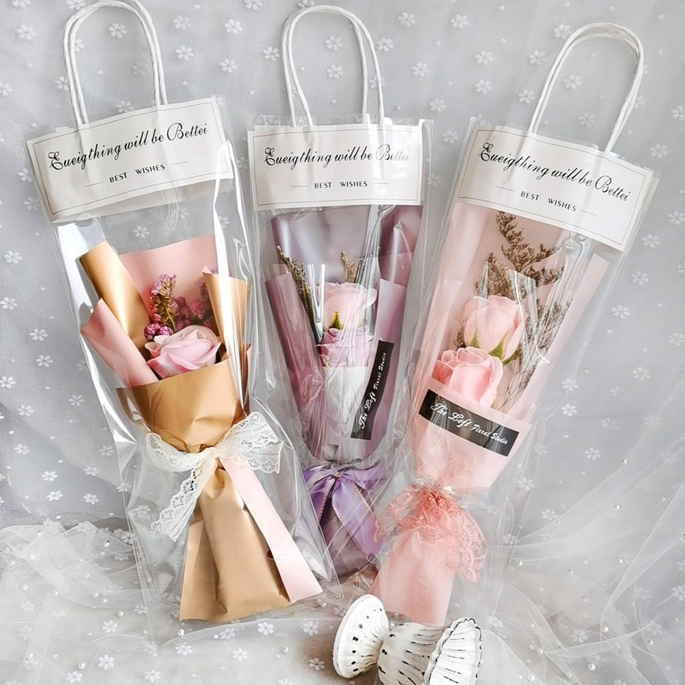 肥皂花 花束 送包裝袋 手作 自家設計 藝術品 Carousell