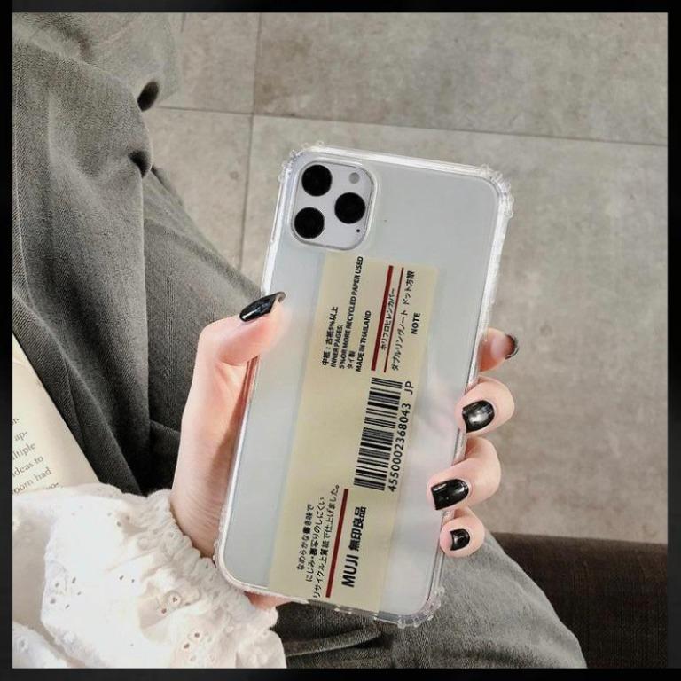 📱 Muji Transparent Bumper Case For Apple iPhone X / 11 Series Soft