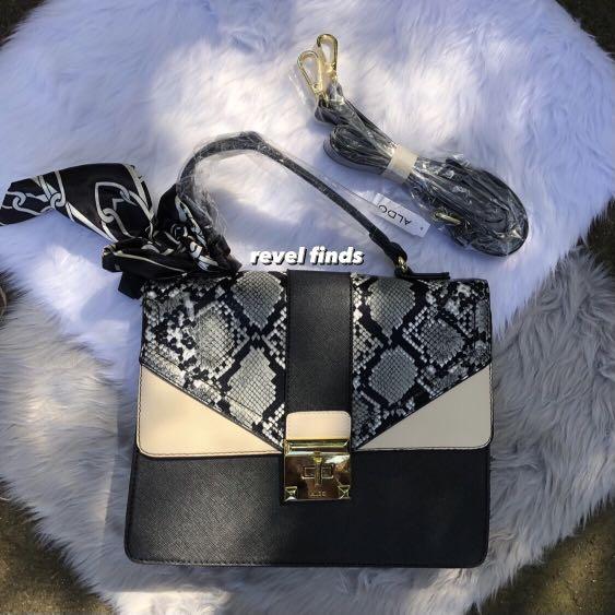 sling bag with scarf