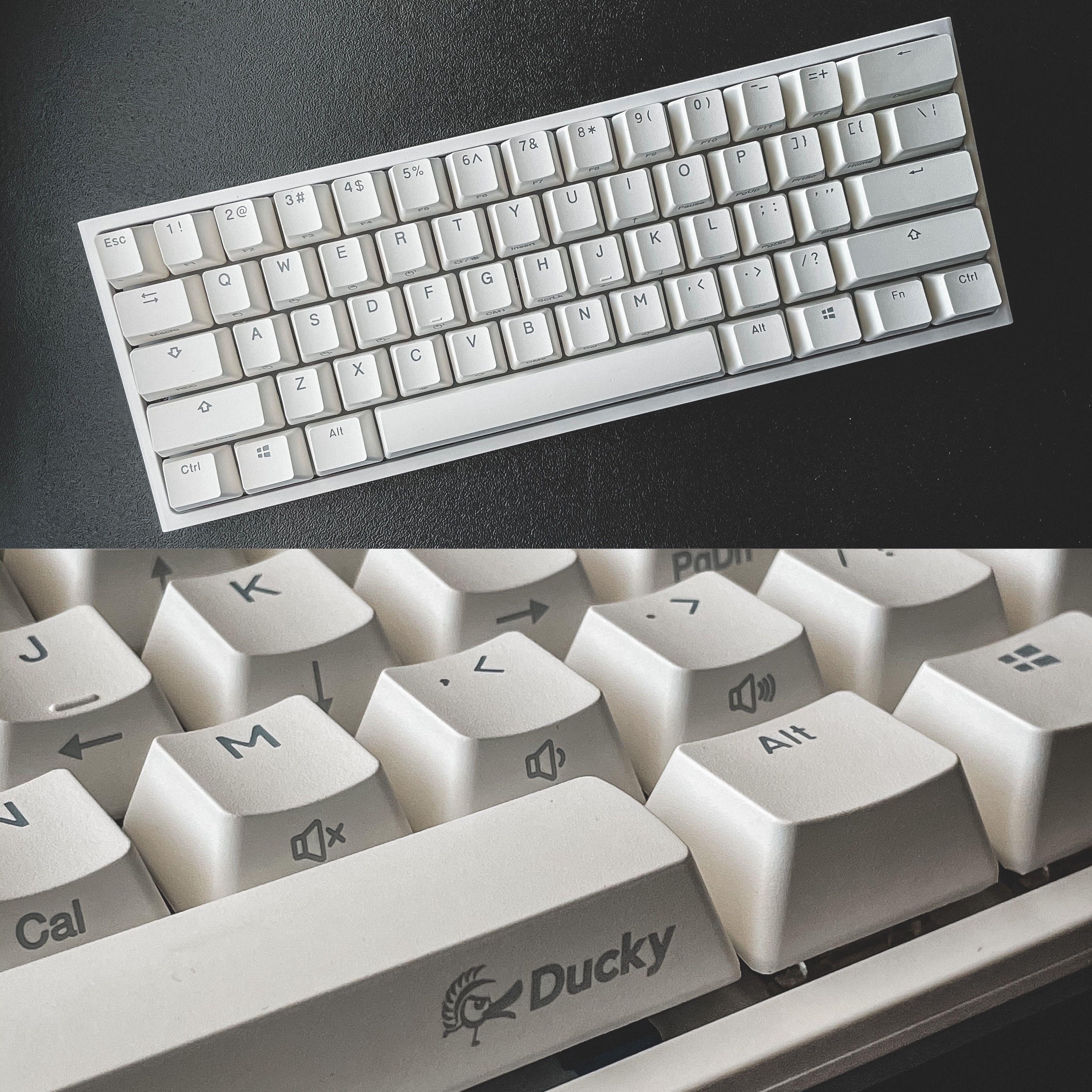Almost New Ducky One 2 Mini White Computers Tech Parts Accessories Computer Keyboard On Carousell