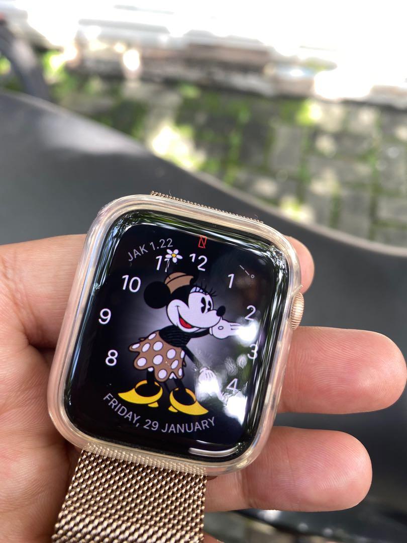 Apple Watch Series 5 44mm ex IBOX GOld Barang Mewah Jam Tangan