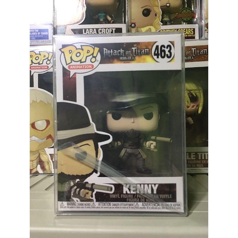 Authentic Funko Pop Attack On Titan Kenny 463 Not Mint With Thick Protector Toys Games Toys On Carousell Obtai halloween aot the wings of freedom flannel cloak blanket cosplay costume cape. carousell