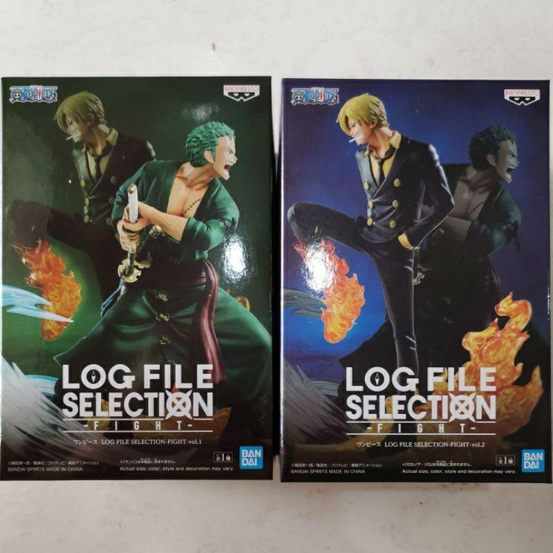 Banpresto One Piece Log File Sellection Fight Vol 1 Roronoa Zoro Vol 2 Vinsmoke Sanji Toys Games Action Figures Collectibles On Carousell