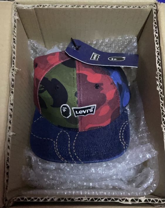 Bape X Levis cap, Men's Fashion, Watches & Accessories, Cap & Hats on  Carousell