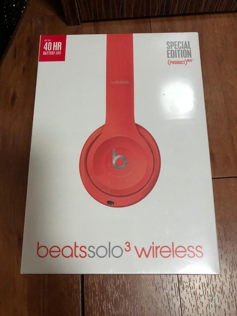 beats solo 3 wireless special edition red