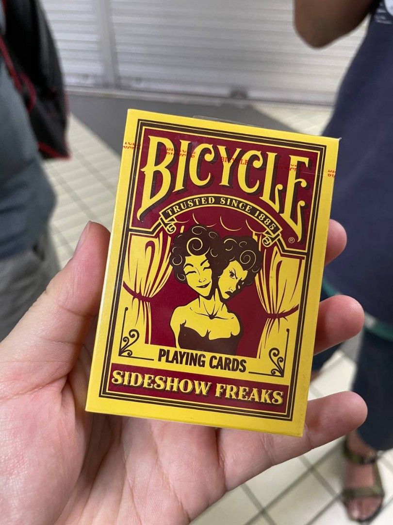 Bicycle Playing Cards Sideshow Freaks Hobbies Toys Toys Games on Carousell