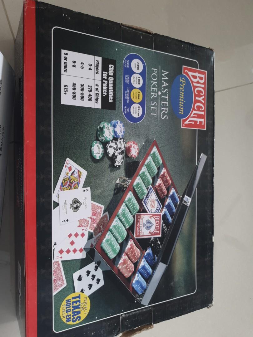 Bicycle premium master poker set chip Hobbies Toys Toys