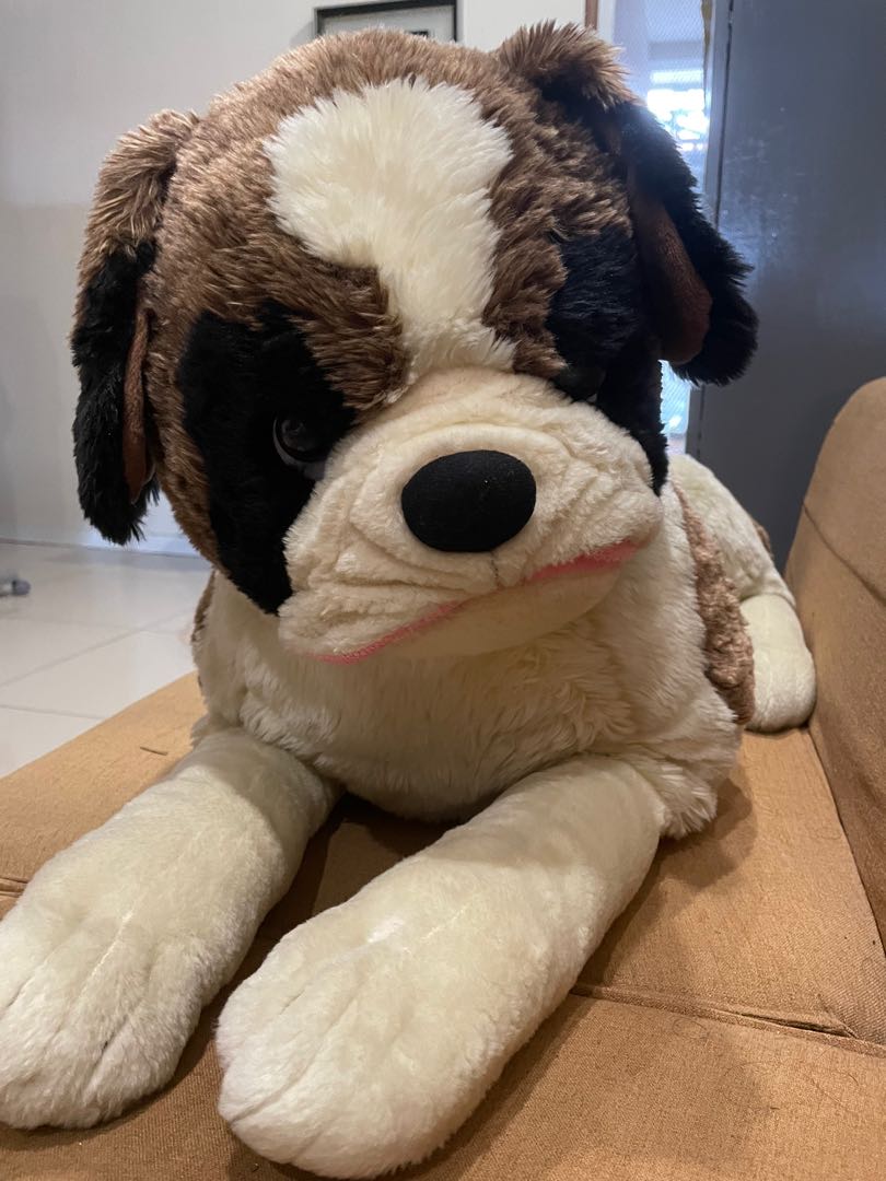 Blue Magic Giant Dog Stuffed Toy Babies Kids Infant Playtime