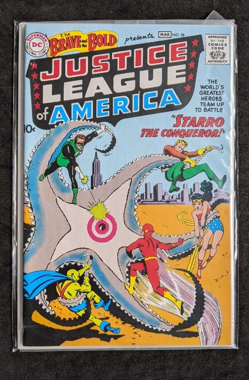 The Brave and The Bold #28 1st Appearance Justice League America Loot Crate COA
