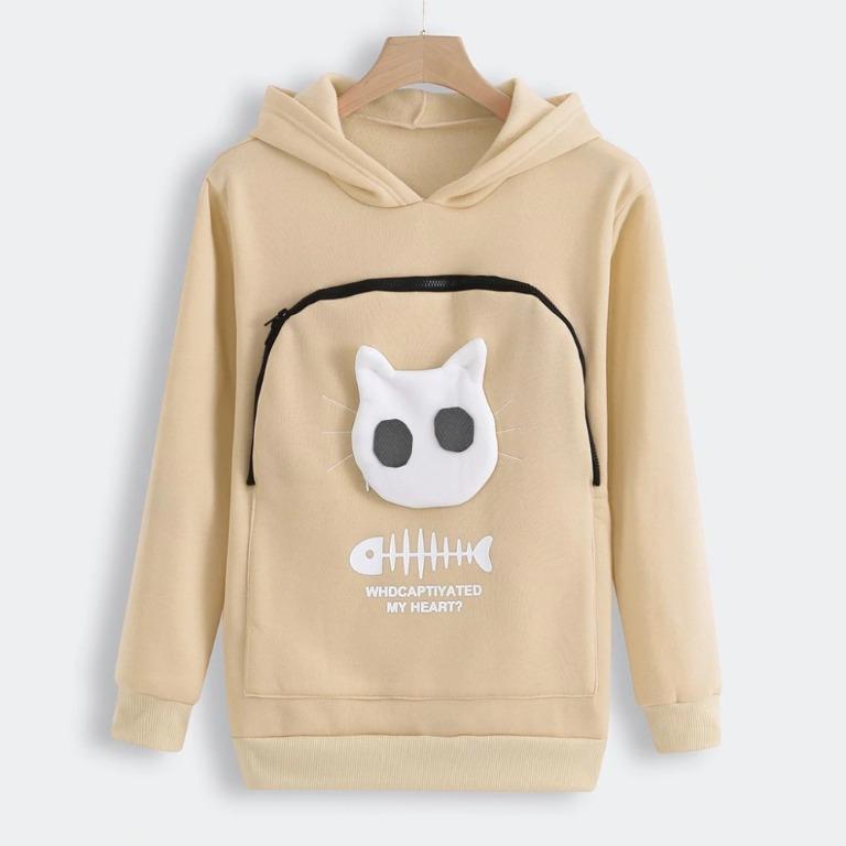 Cat discount pullover hoodie
