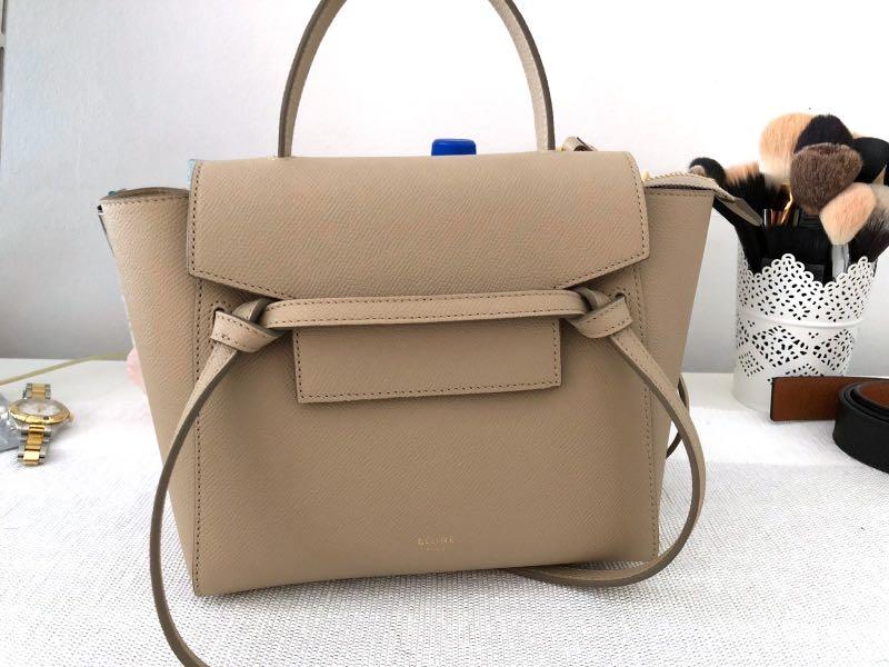 Celine belt deals light taupe