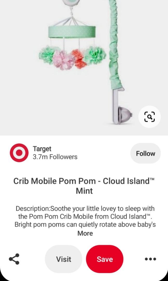 Crib mobile cloud 2025 island