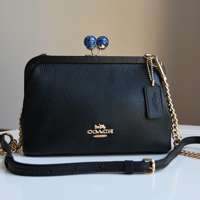 Coach nora hotsell kisslock bag