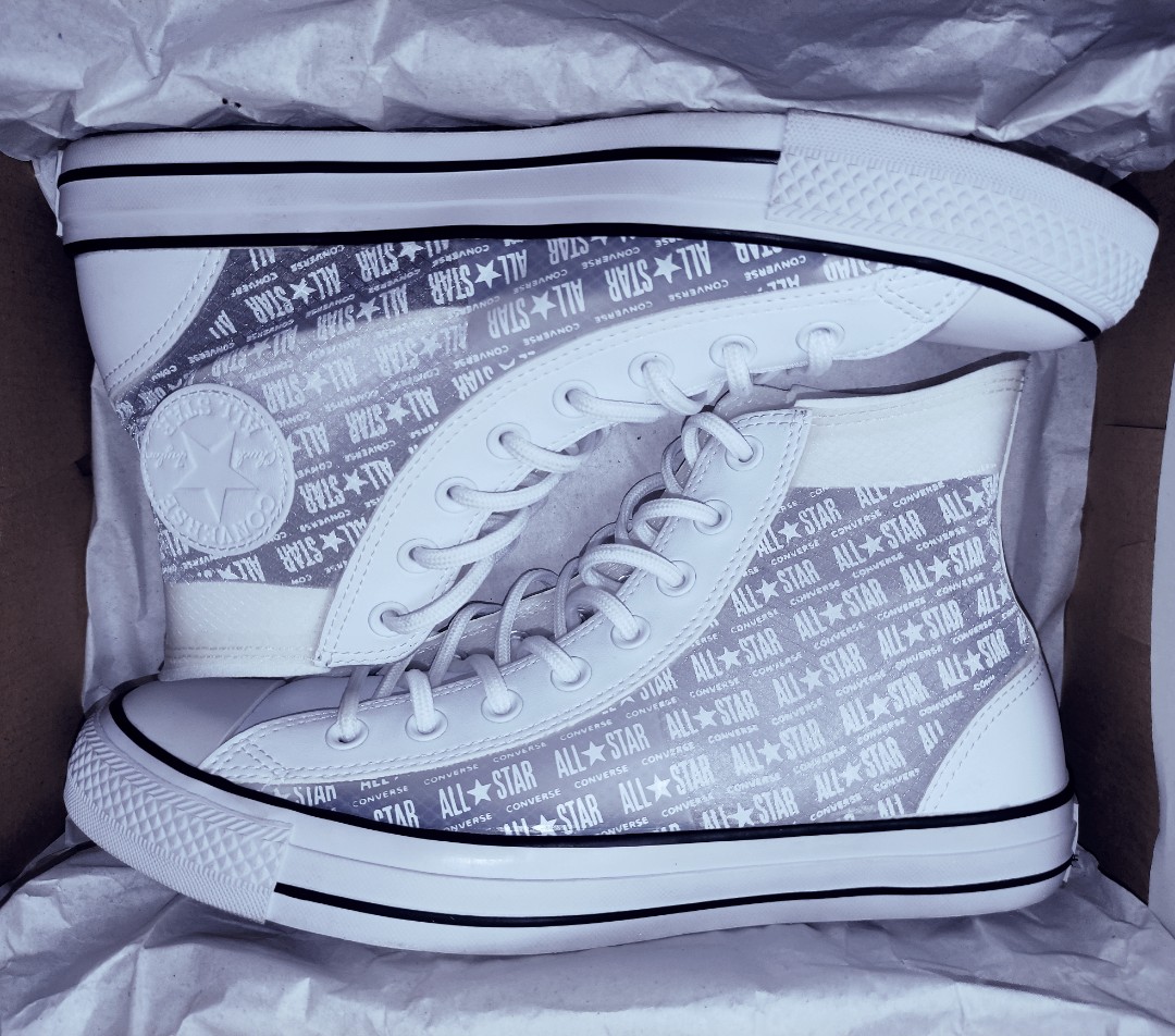 CONVERSE ALL STAR Transparent Clear Women Size 7 Shoes Chuck Taylor Sneakers  £29.17 - PicClick UK