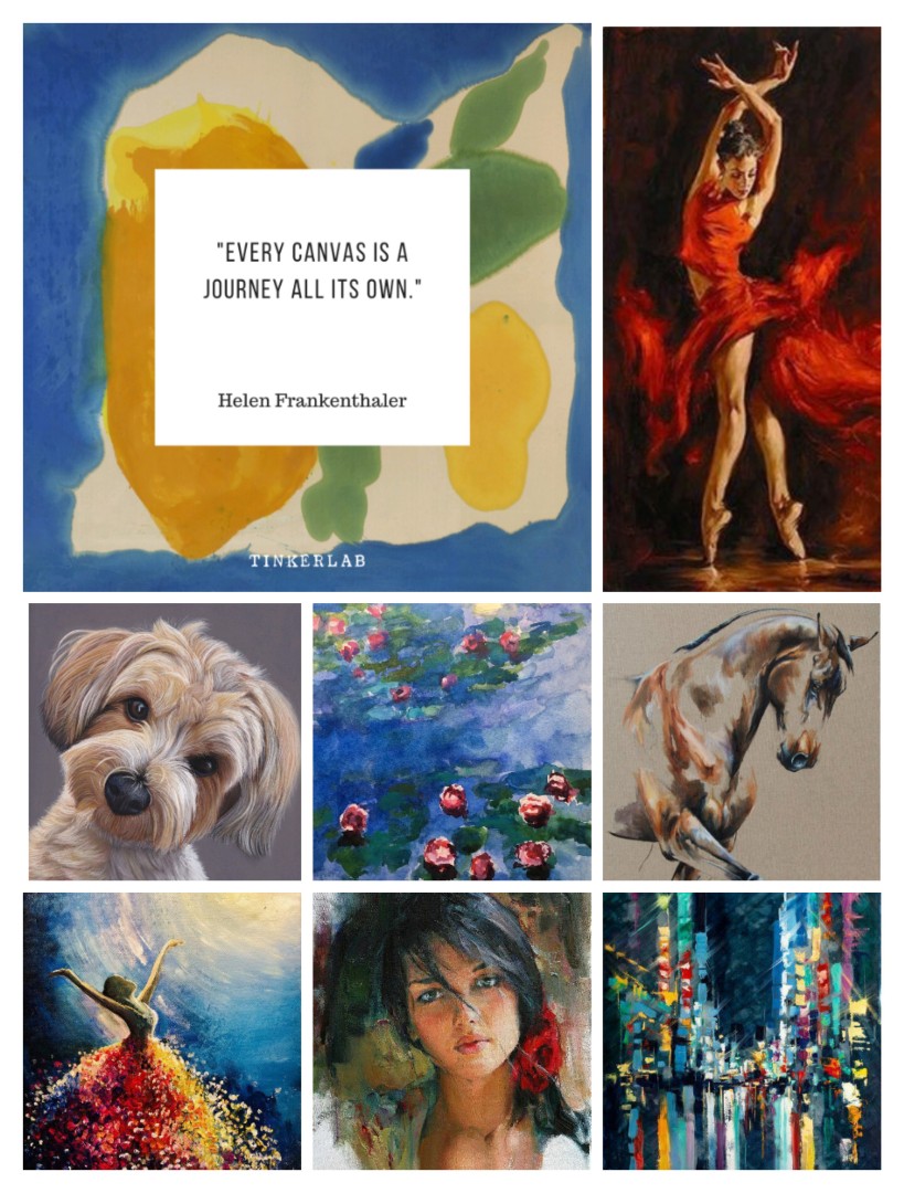 Custom Made to Order Hand Drawn Paintings, Perabotan Rumah di Carousell