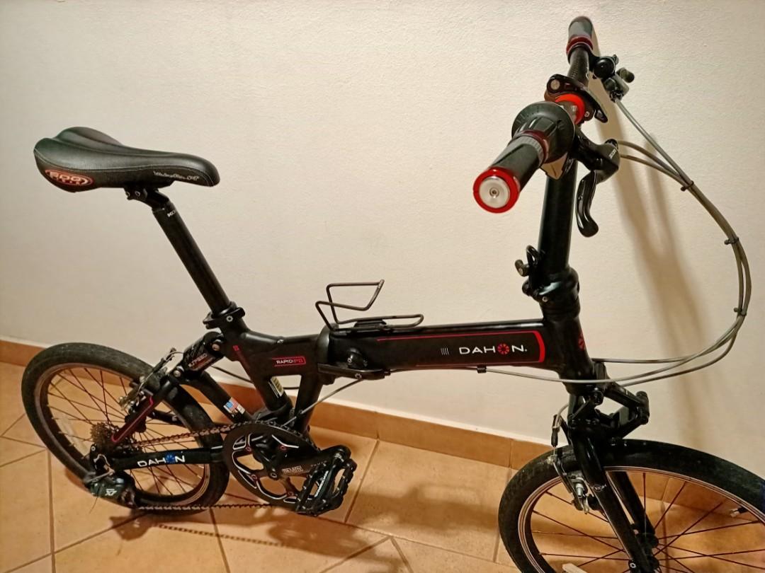 Dahon Rapid P8 20 8 Speed Matt Black Full Suspension Foldable Bike