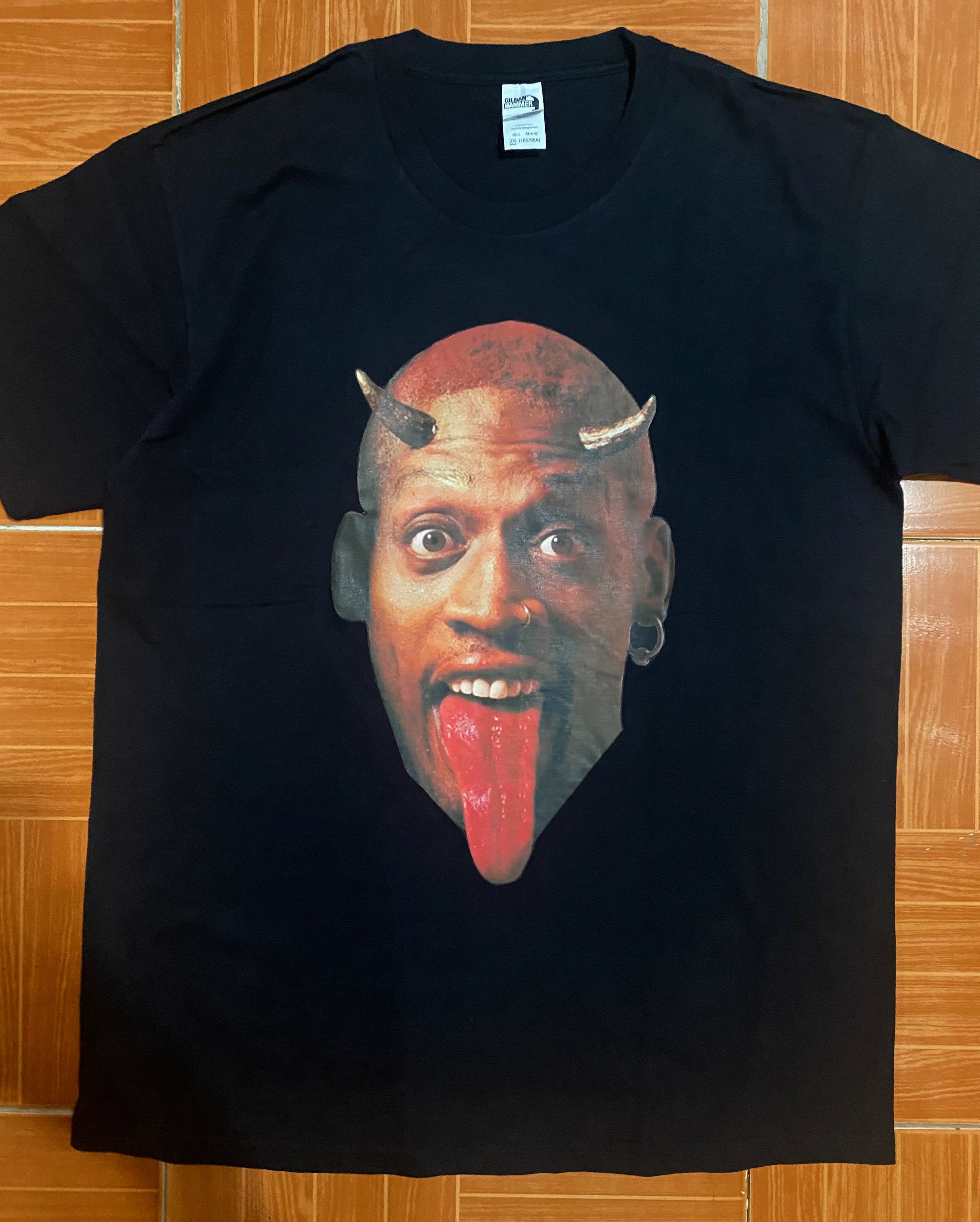 DENNIS RODMAN DEVIL SHIRT Men s Fashion Tops Sets