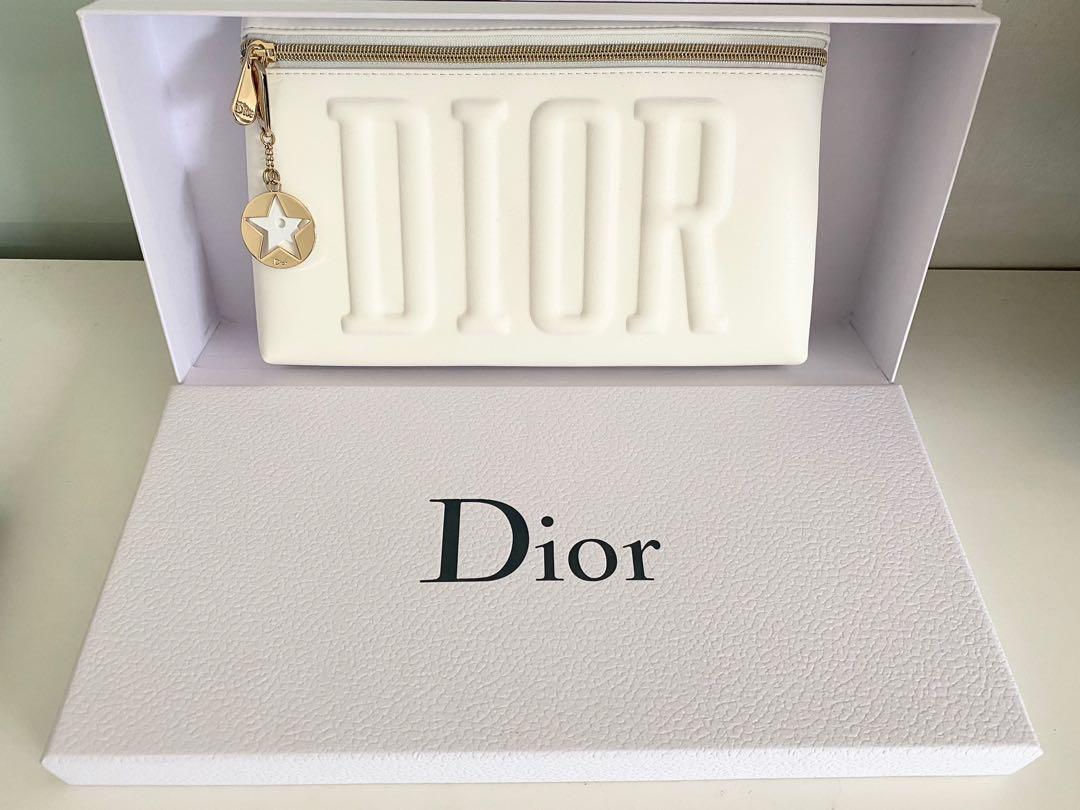 White dior sales clutch