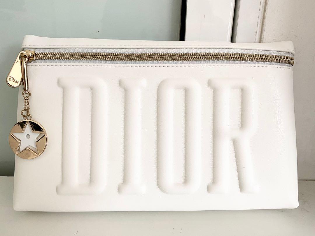 White online dior clutch