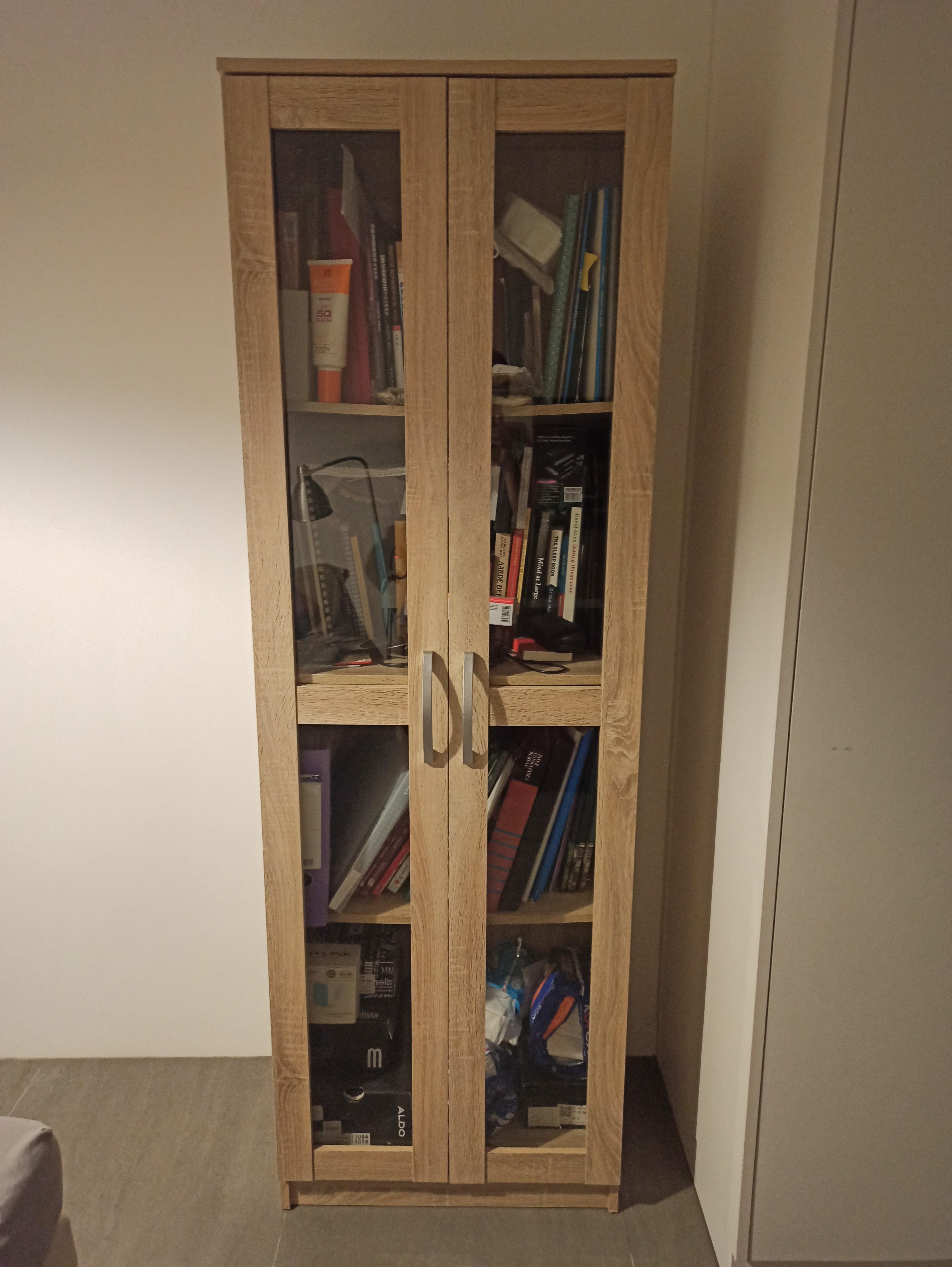 Display Cabinet With Doors In Sonoma Oak Color Furniture Shelves Drawers On Carousell