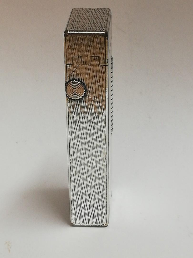 Dunhill genuine vintage lighter US RE 24163 silver Read the description and look at the pics