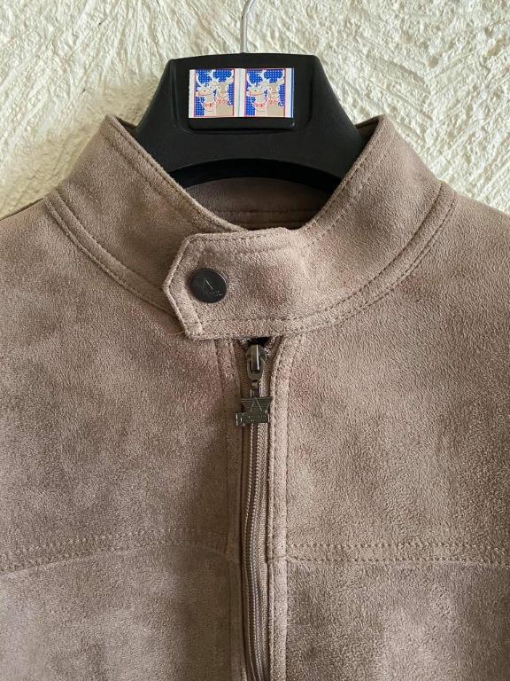 Emporio Armani Suede Jacket, Men's