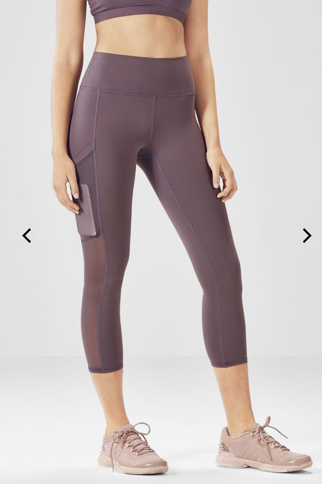 Fabletics mila high waisted pocket capri clearance