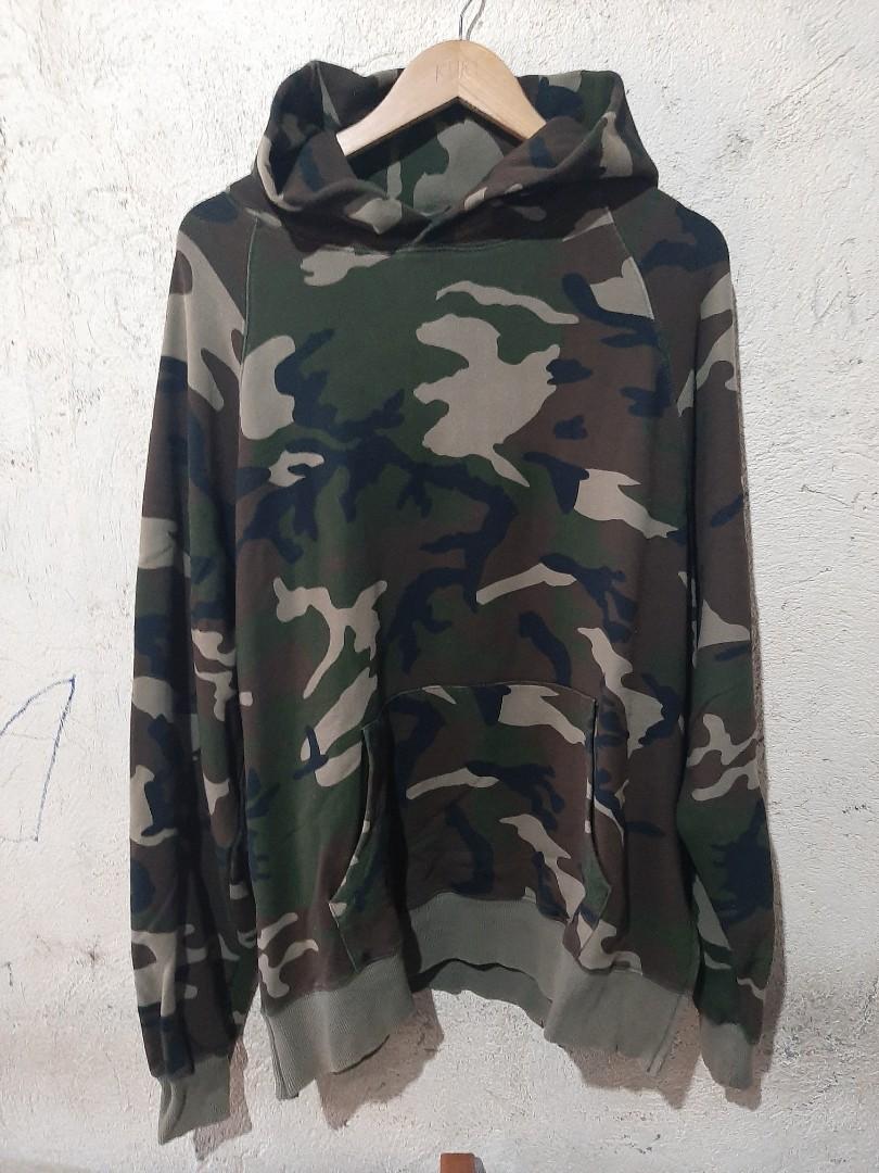 fear of god camo hoodie
