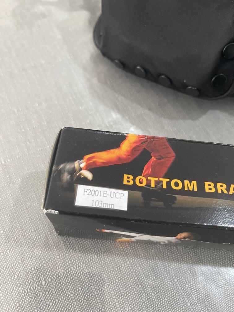 First Components Bottom Bracket BB (Category: Parts & Accessories) located in Singapore. Submitted by mhbmn (Listing ID 1066283839, Image 2). Description: Brand new bottom bracket w box (BB) Length 103mm 1 piece available RFS: bought wrong size.