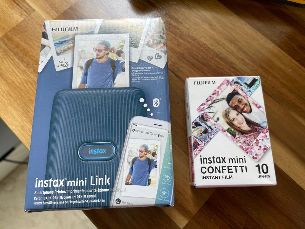 Fujifilm Instax Mini Link Dark Denim Photography Cameras On Carousell