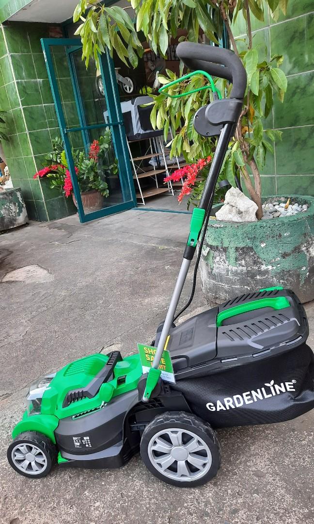 Gardenline cordless hotsell lawn mower