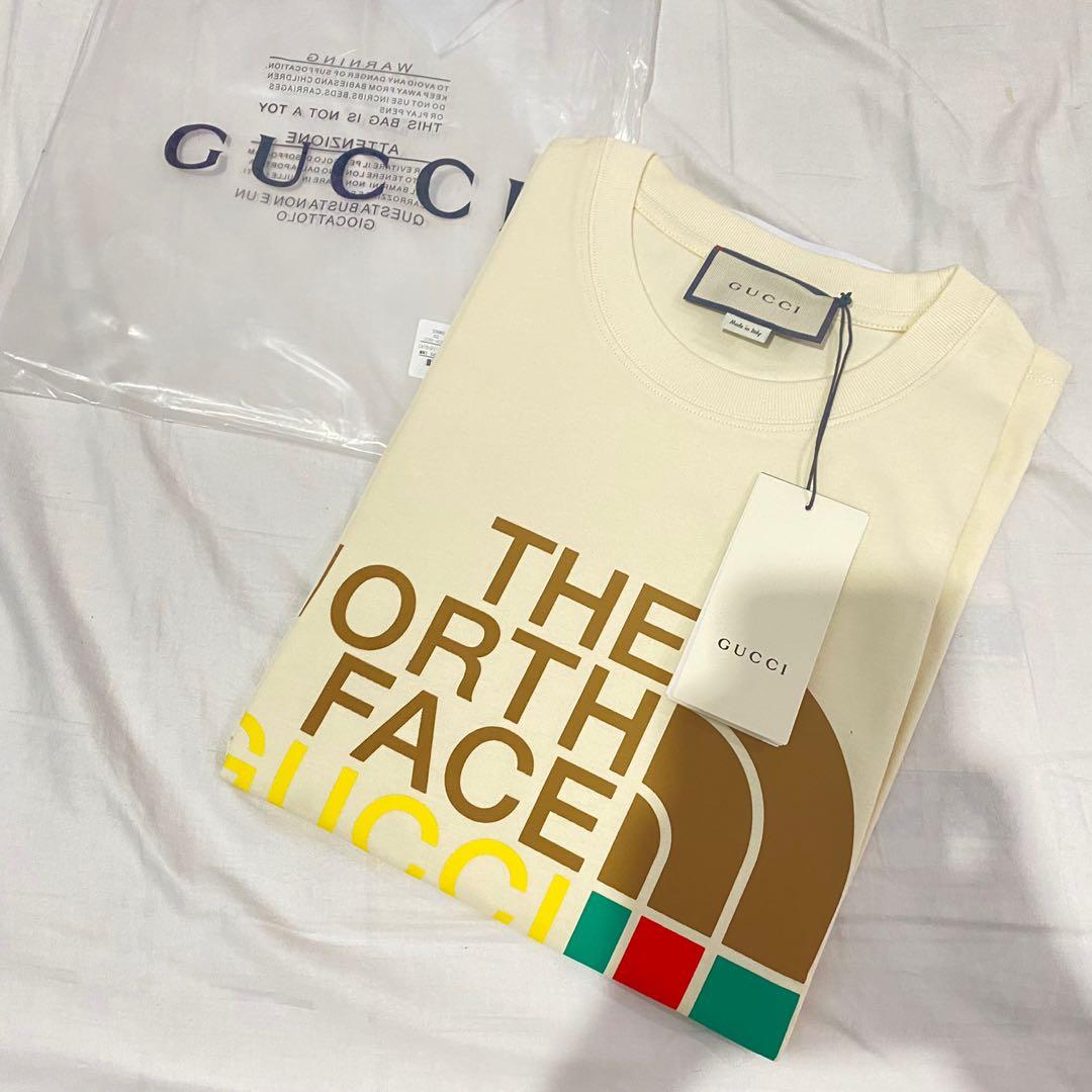 Gucci x The North Face T-Shirt, Men's Fashion, Tops & Sets, Tshirts & Polo  Shirts on Carousell