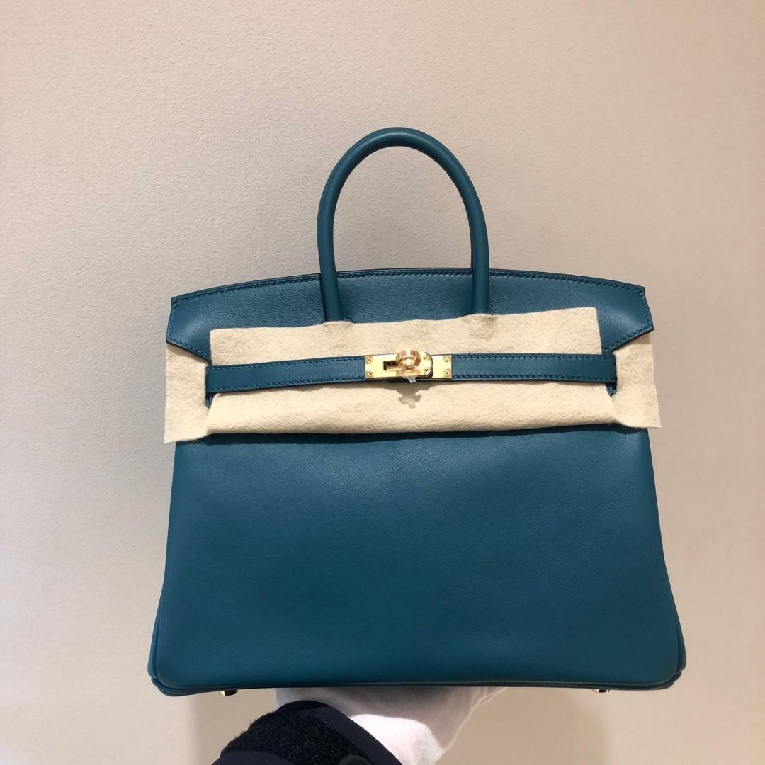 Birkin 25 vert bosphore