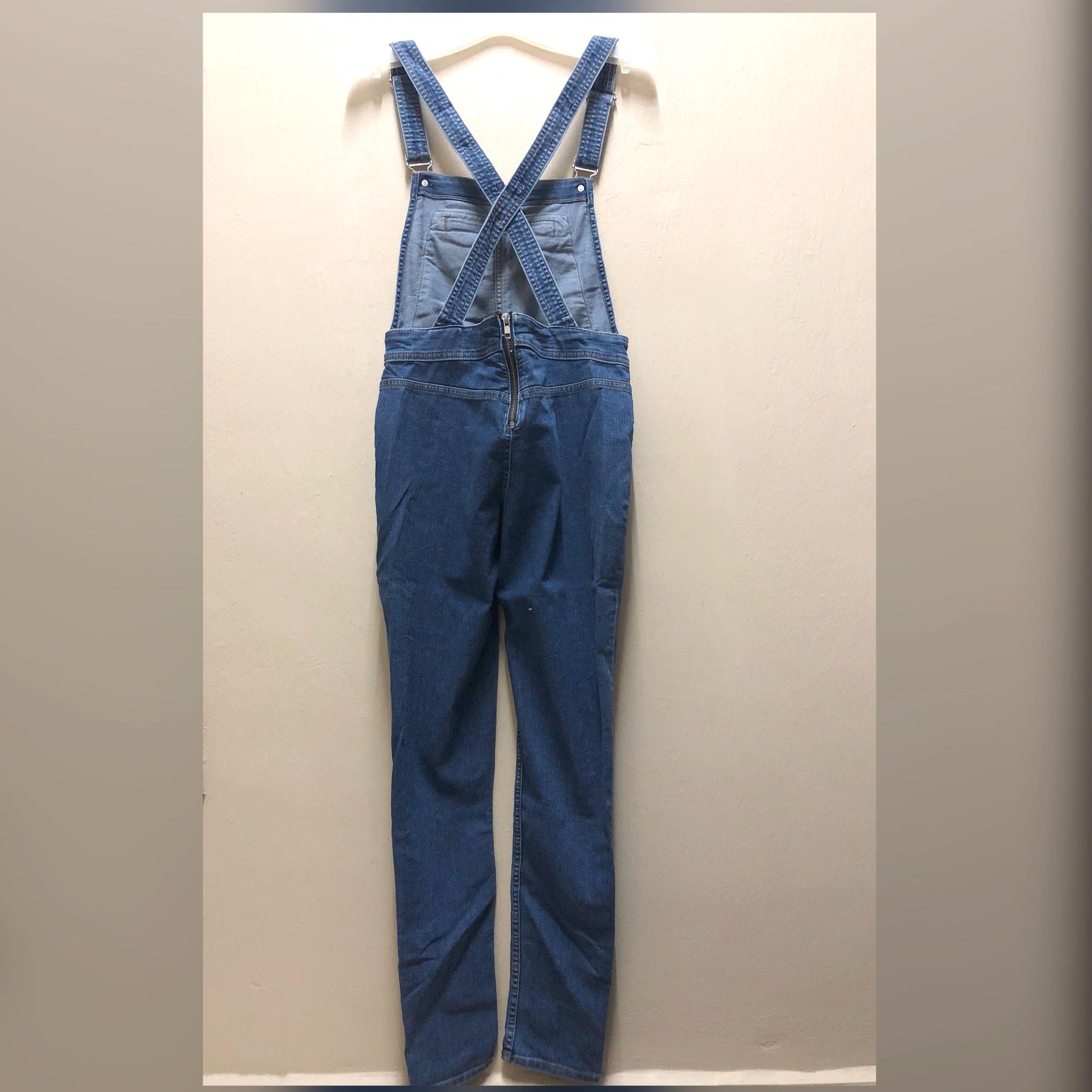ORIGINAL H M DIVIDED OVERALL DENIM IN BLUE Women s Fashion