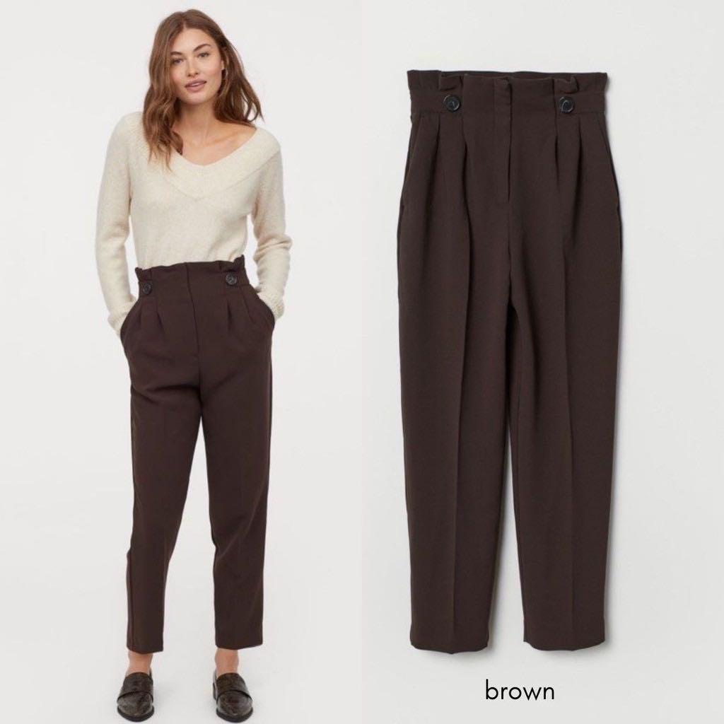 Hnm H\u0026M Highwaist button pants size 40 