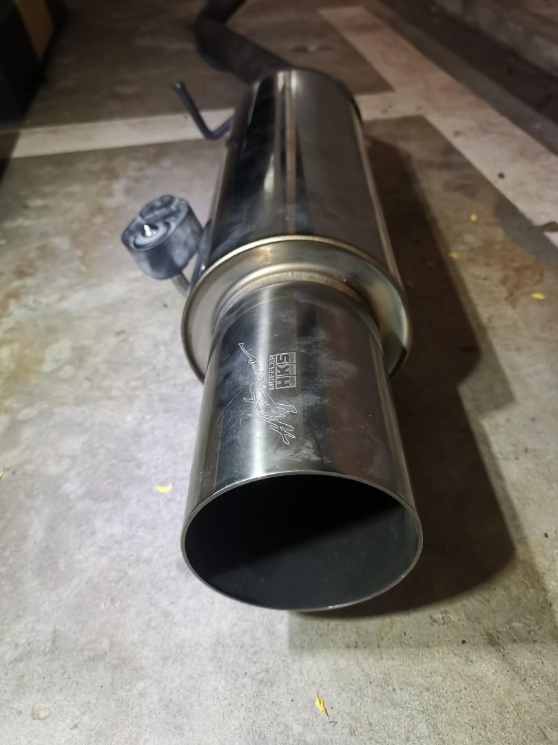 Honda Fit GK3/GK5 HKS muffler Exhaust, Car Accessories, Accessories on