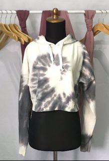 NETT!! TURUN HARGA !! hoodie crop tiedye