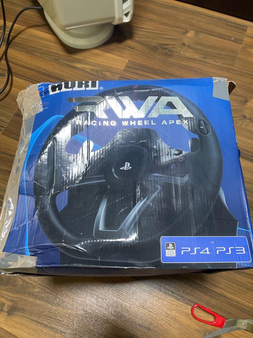 PlayStation Hori steering wheel, Computers & Tech, Parts & Accessories