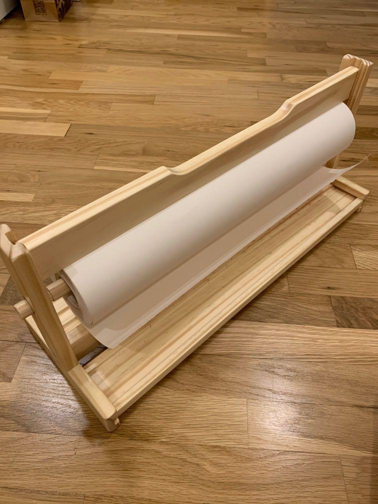 Ikea Paper Roll Holder with Paper, Hobbies & Toys, Stationery & Craft
