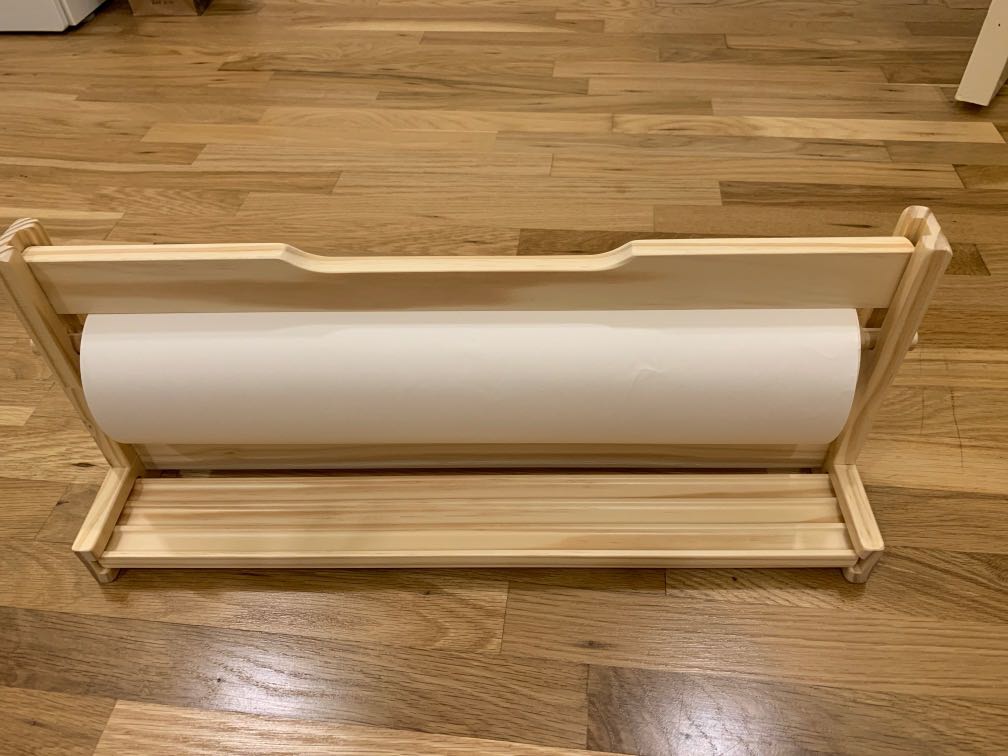 Ikea Paper Roll Holder with Paper, Hobbies & Toys, Stationery & Craft