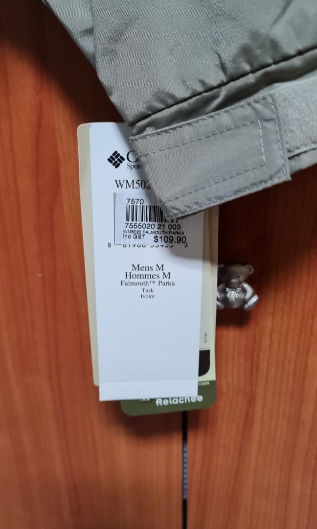 Jacket (Category: Coats, Jackets and Outerwear) located in Singapore. Submitted by loycreep (Listing ID 1066227502, Image 3). Description: BNWT- Columbia Water/wind jacket. Never worn. Going for more than half the price. Great for hikes on mountains.