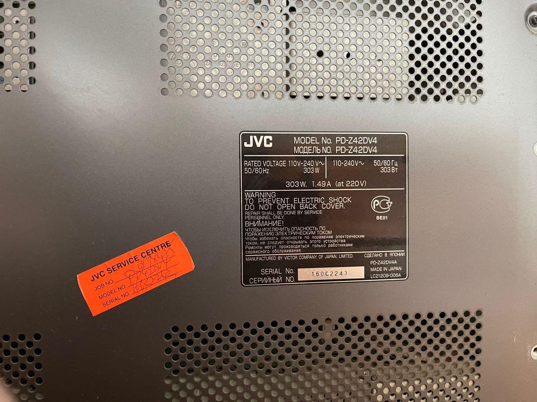 JVC 42 inch screen TV (not working), TV & Home Appliances, TV