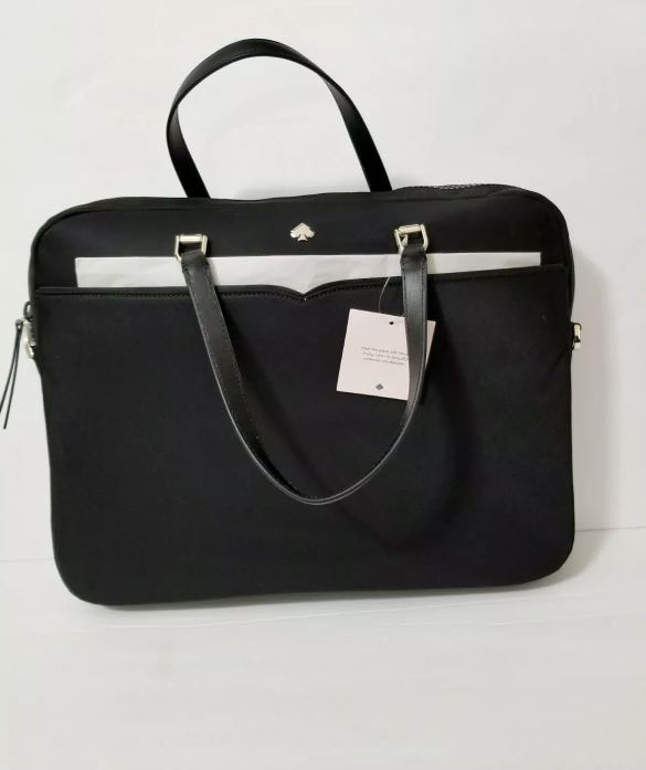 Kate Spade Jae Laptop bag nightcap Black College School Luxury