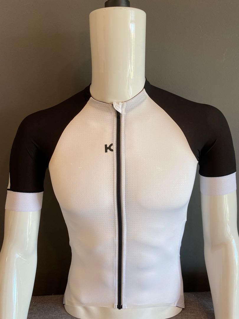 Katusha XS men s white superlight cycling jersey Men s Fashion