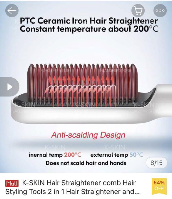 K SKIN hair wand for curling and straightening Beauty Personal Care Hair on Carousell