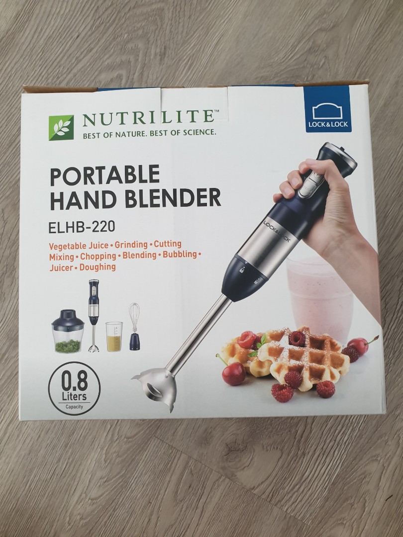 Lock&Lock Portable Hand Blender, TV & Home Appliances, Kitchen