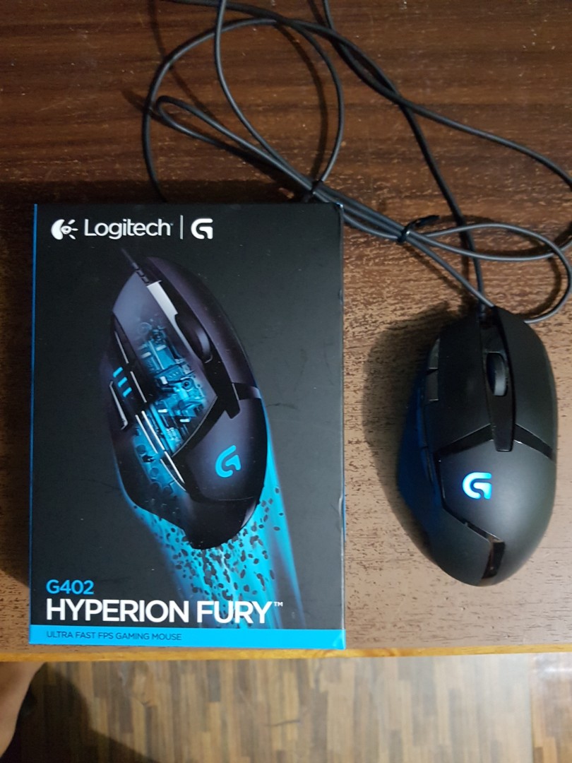 Logitech G402 Hyperion Fury FPS Gaming Mouse, Computers & Tech, Parts &  Accessories, Mouse & Mousepads on Carousell