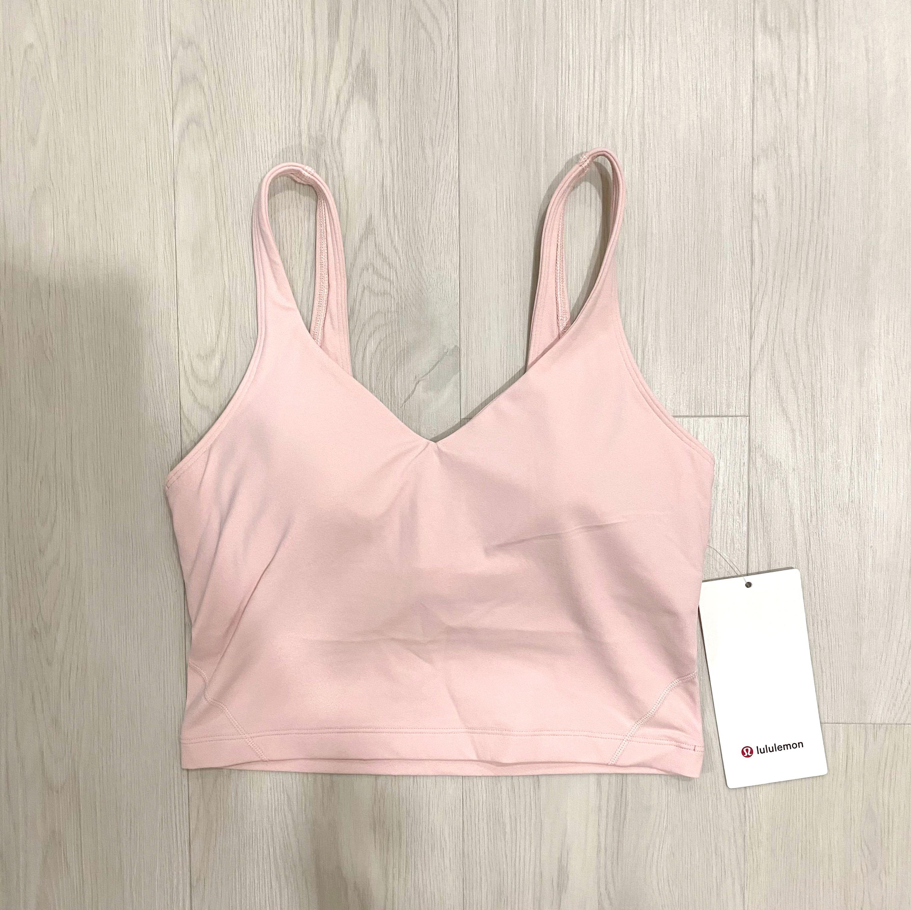 Lululemon BNWT Nulu Cropped Slim Yoga Short Sleeve - Pink Mist size 6,  Women's Fashion, Activewear on Carousell