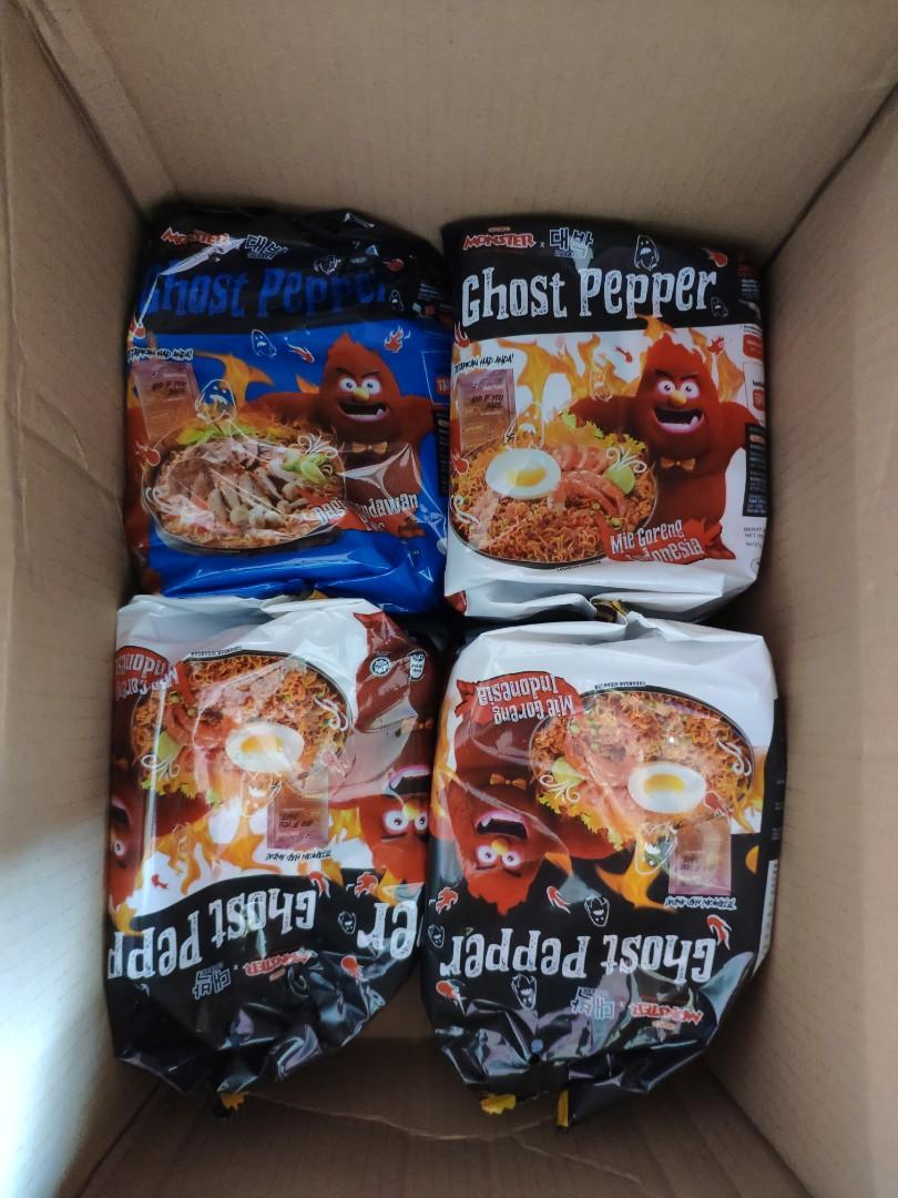 Mamee Monster Darbak Ghost Pepper Mie Goreng Indonesia Daging Cendawan Pedas Food Drinks Local Eats On Carousell